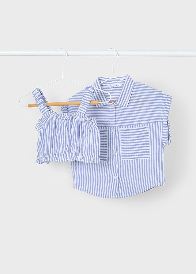 Mayoral 2 pcs striped blouse