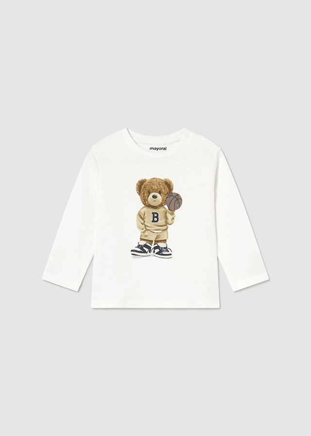 Mayoral L/s shirt bear