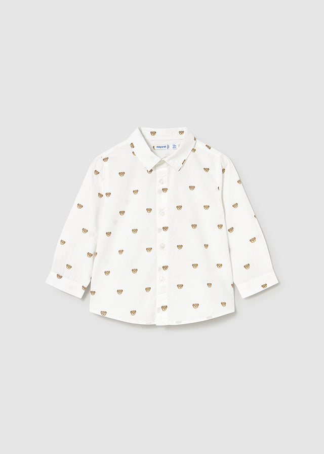 Mayoral L/s shirt AOP Bears