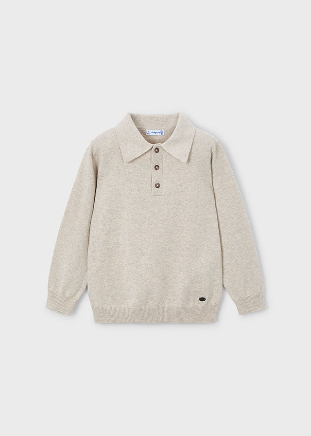 Mayoral L/s knit polo