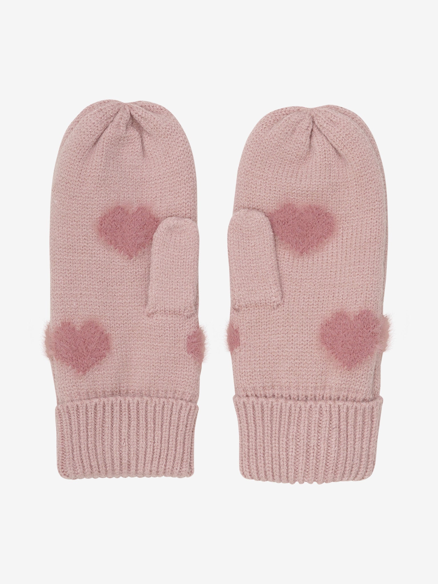 Minymo Knitted Mittens Soft Teddy