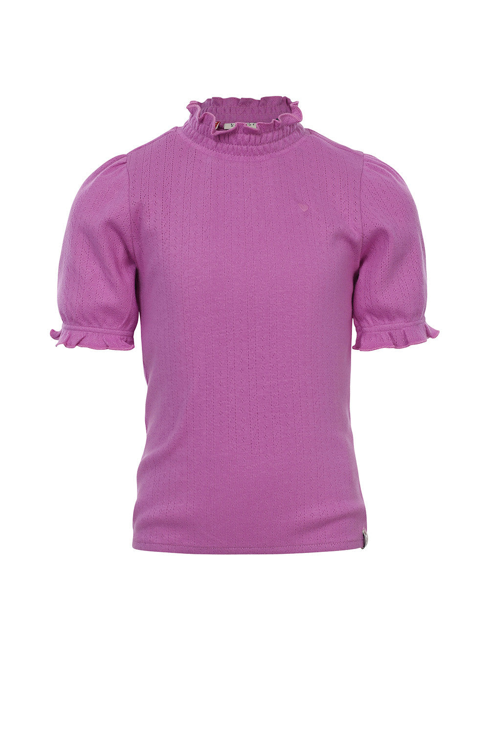 Meisjes T-Shirt van LOOXS Little in de kleur Purple Fuchsia in maat 128.