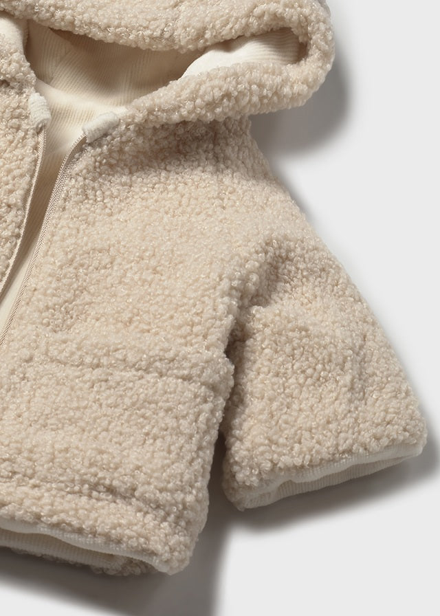 Mayoral Reversible shearling coat