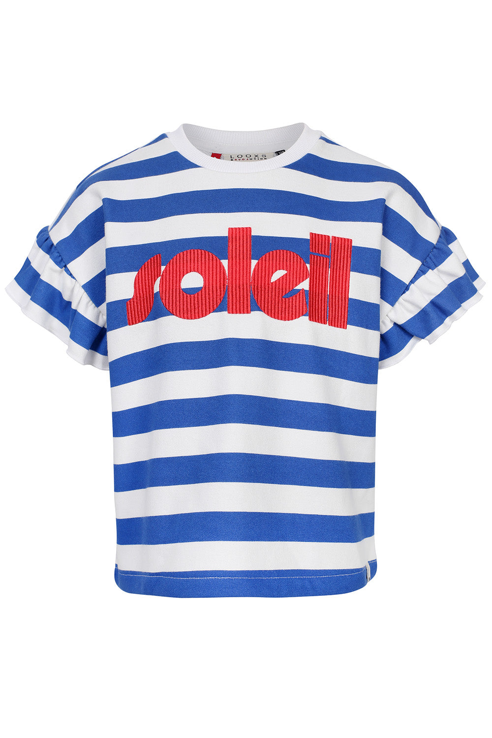 LOOXS Little Striped Short Sleeve Sweater