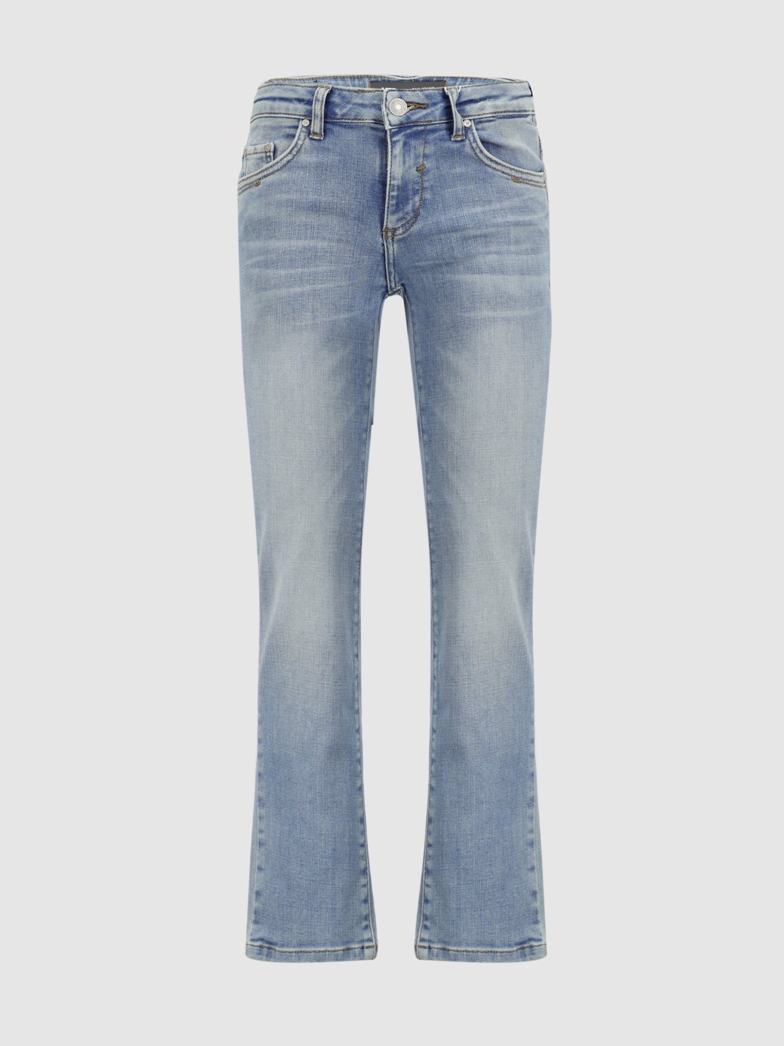 Meisjes Jeans Galina Aire Wash van LTB in de kleur 10120-MID BLUE in maat 176.