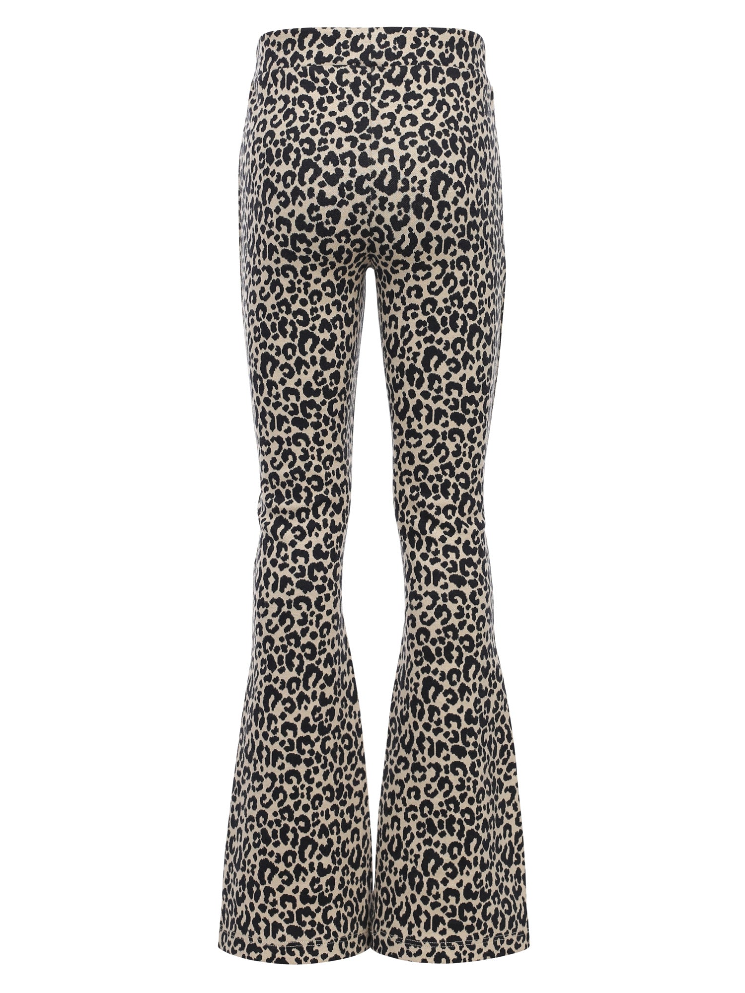 Meisjes Jaquard Pants van LOOXS Little in de kleur sandy leopard in maat 128.