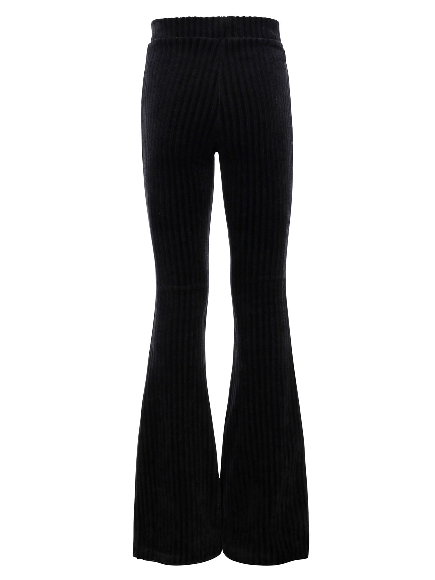 Meisjes Velvet Rib Pants van LOOXS Little in de kleur Graphite in maat 128.