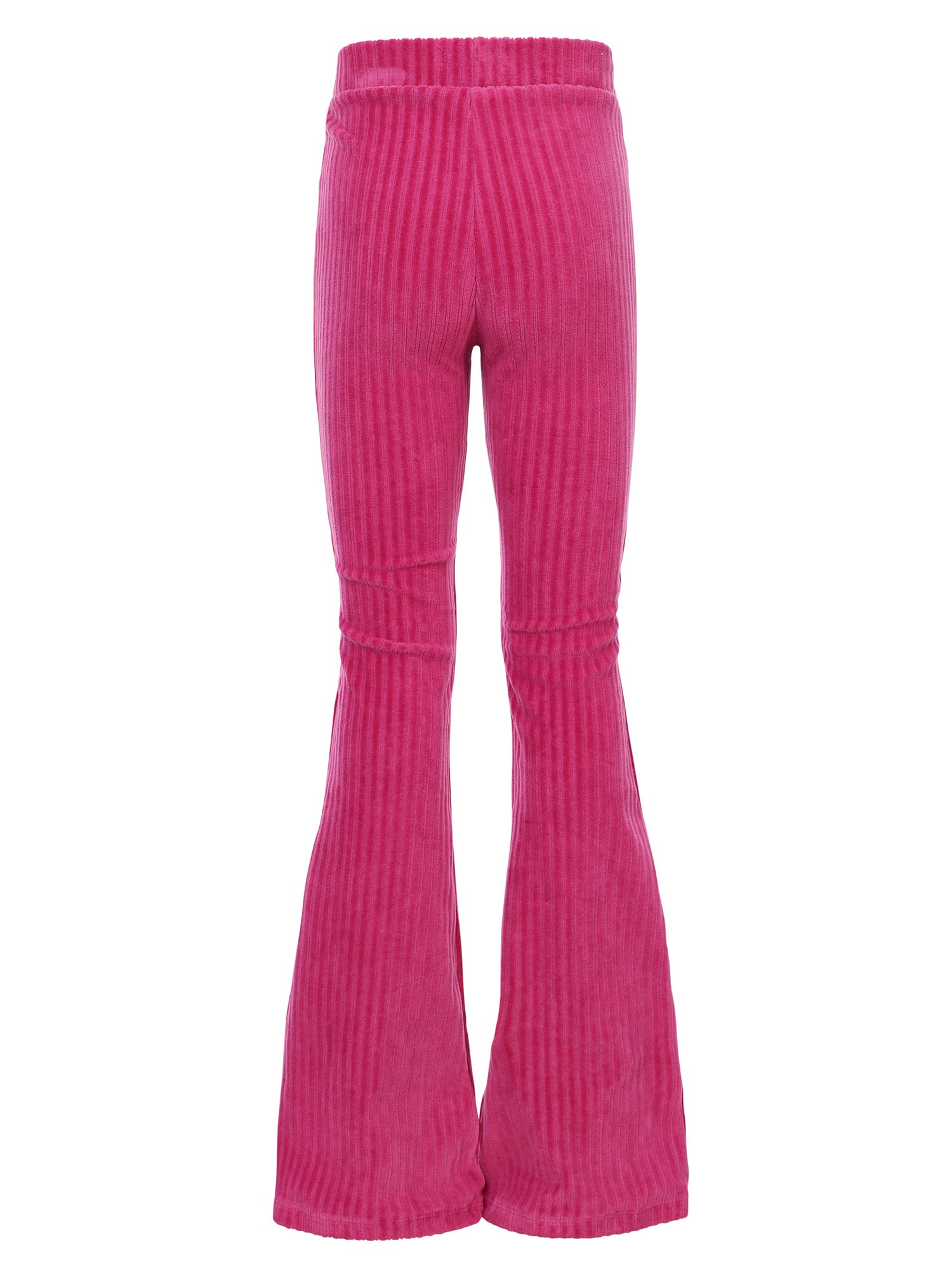 Meisjes Velvet Rib Pants van LOOXS Little in de kleur magenta pink in maat 128.