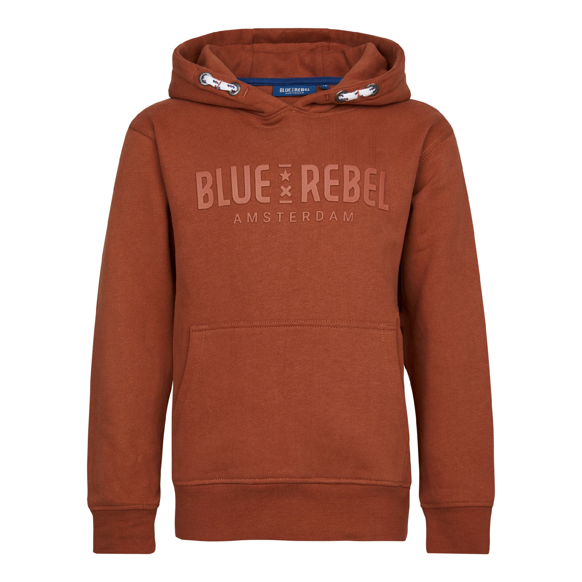 Blue Rebel Boys Sweat Hood Logo Hogan