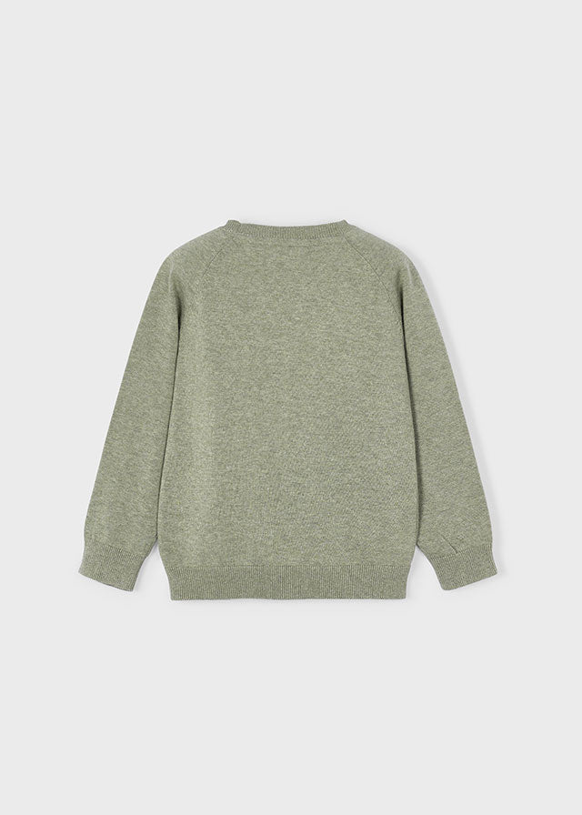 Mayoral Basic cotton jumper w/round