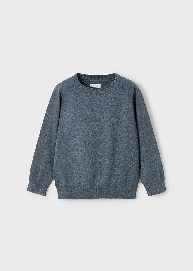 Mayoral Basic cotton jumper w/round