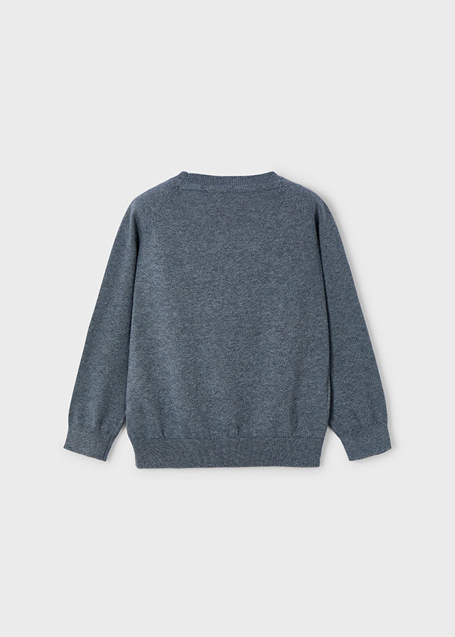 Mayoral Basic cotton jumper w/round