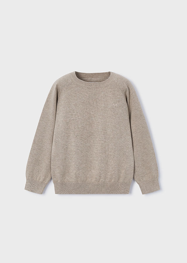 Mayoral Basic cotton jumper w/round