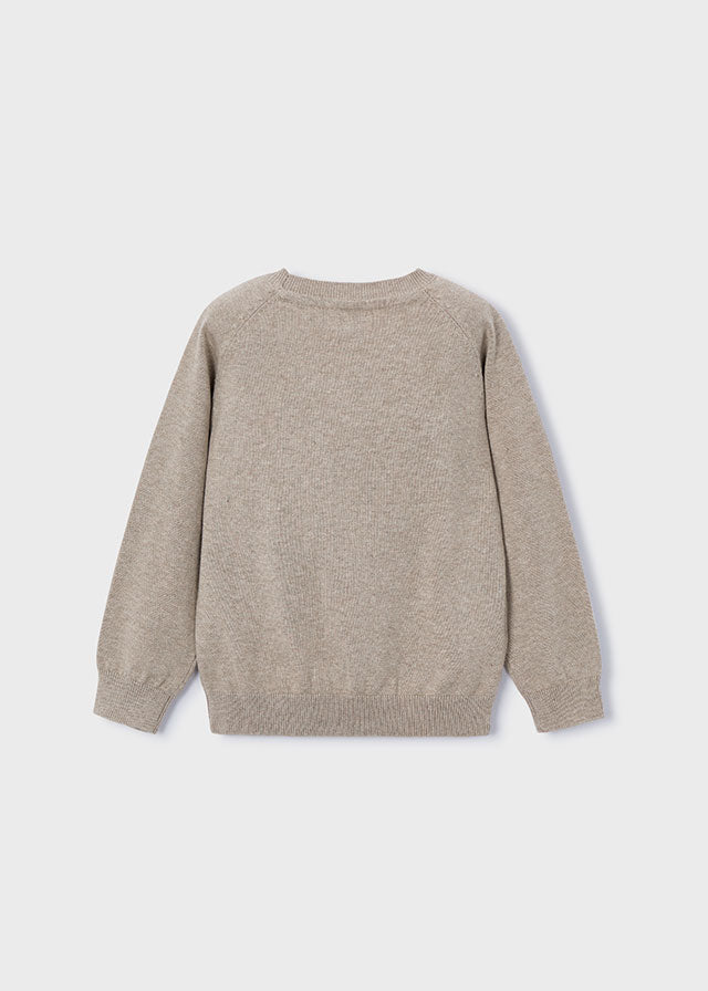 Mayoral Basic cotton jumper w/round
