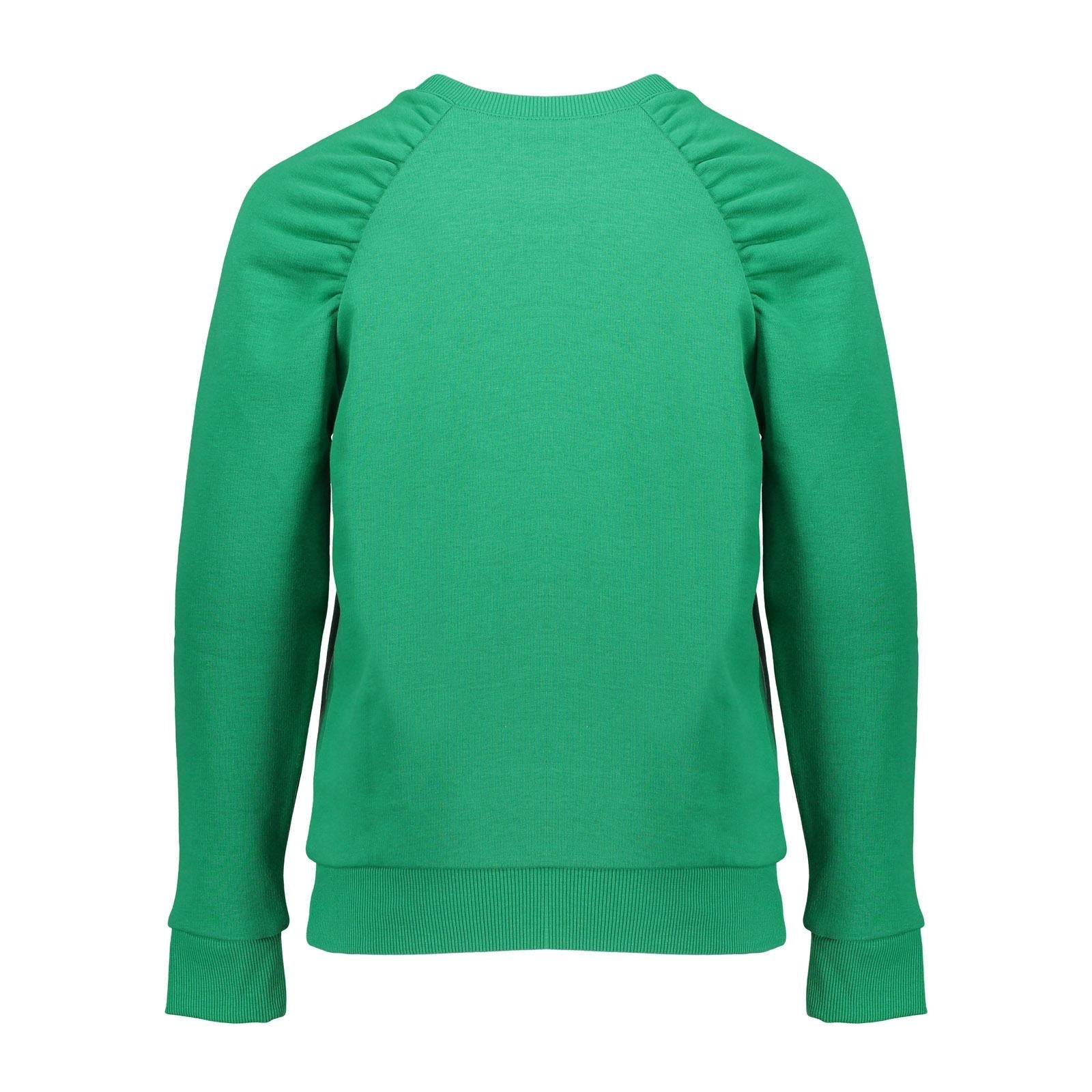 Meisjes Sweater pleads at arm van Geisha in de kleur Evergreen in maat 176.