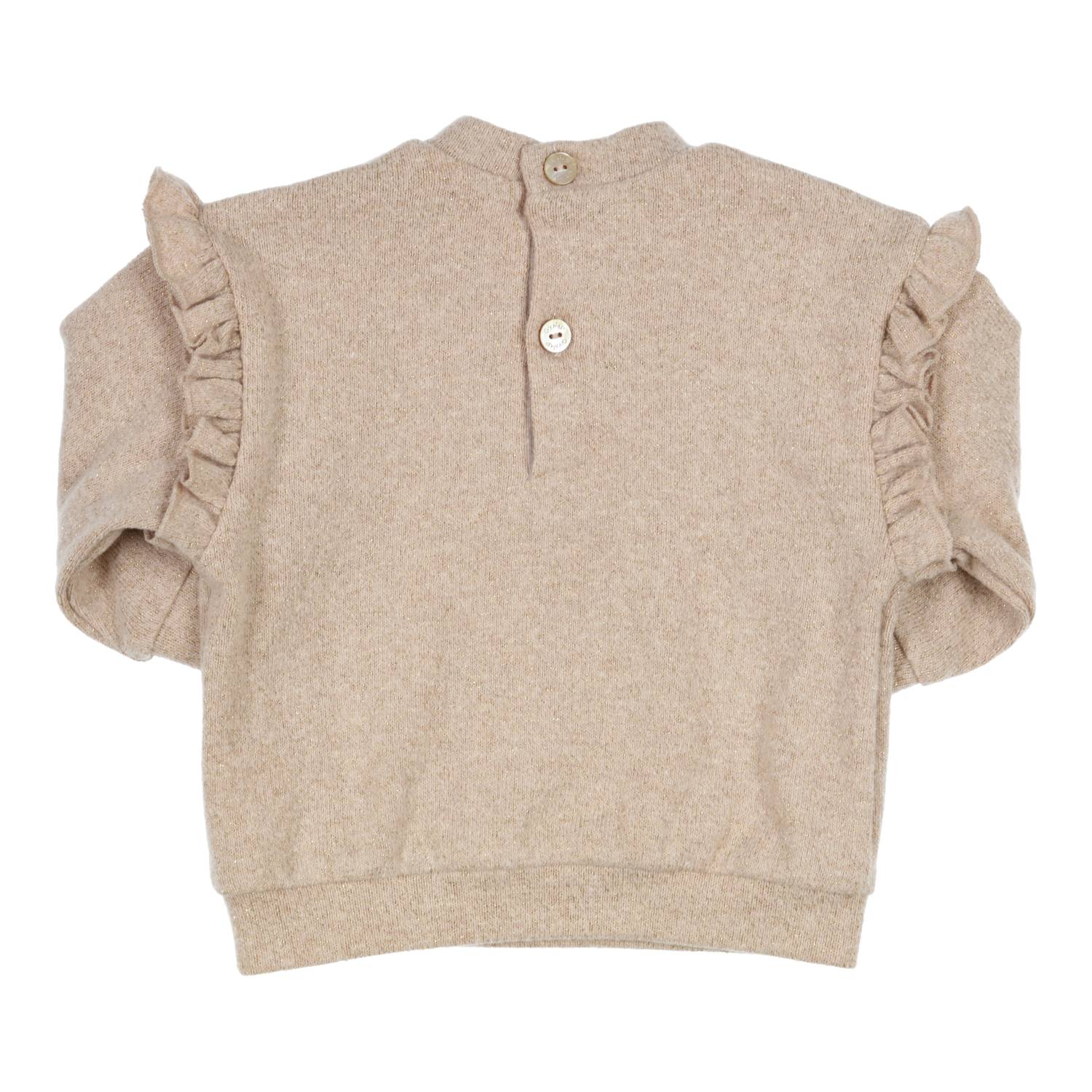 Meisjes Sweater Lucia van Gymp in de kleur Beige in maat 86.
