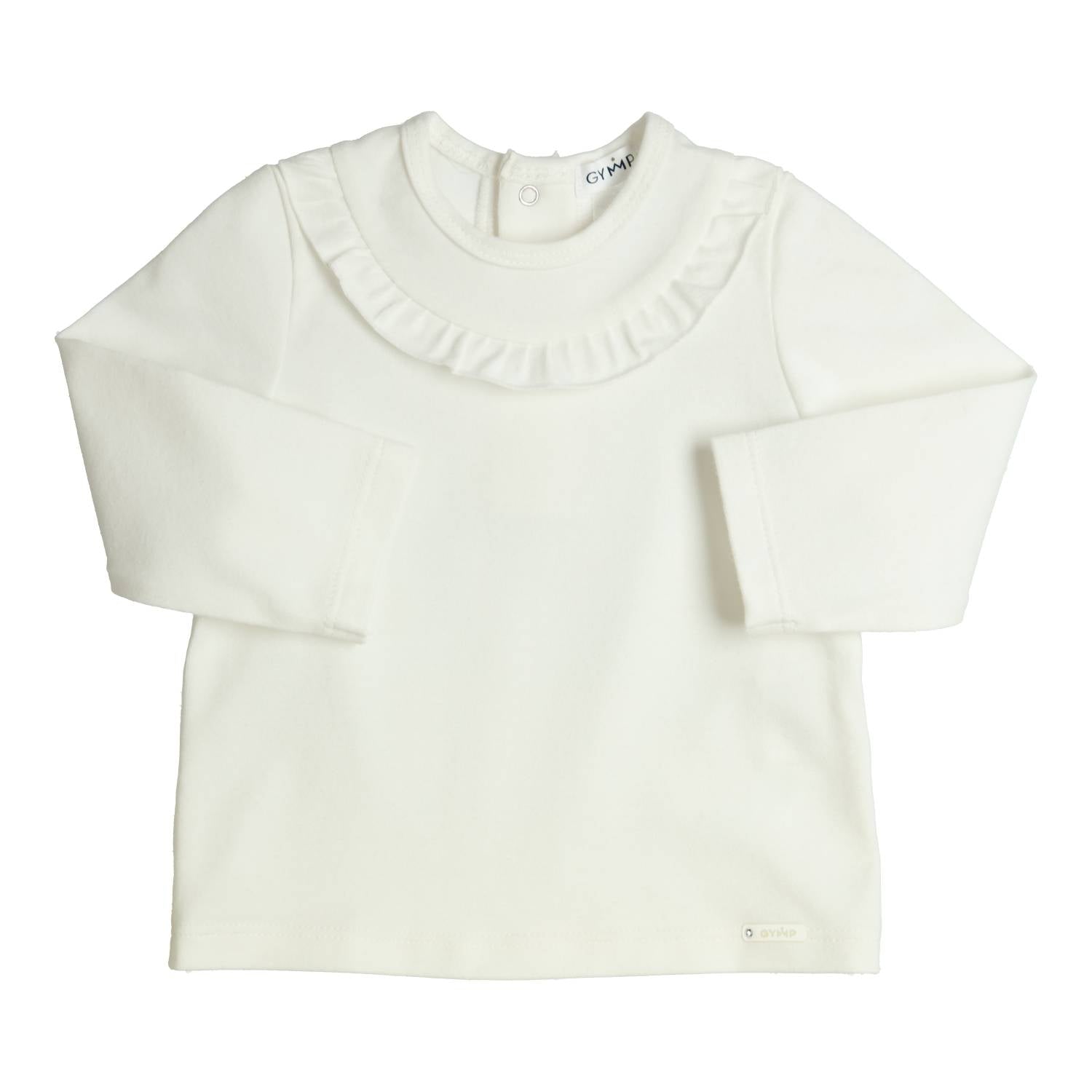 Meisjes Longsleeve Aerodoux van Gymp in de kleur Off White in maat 86.