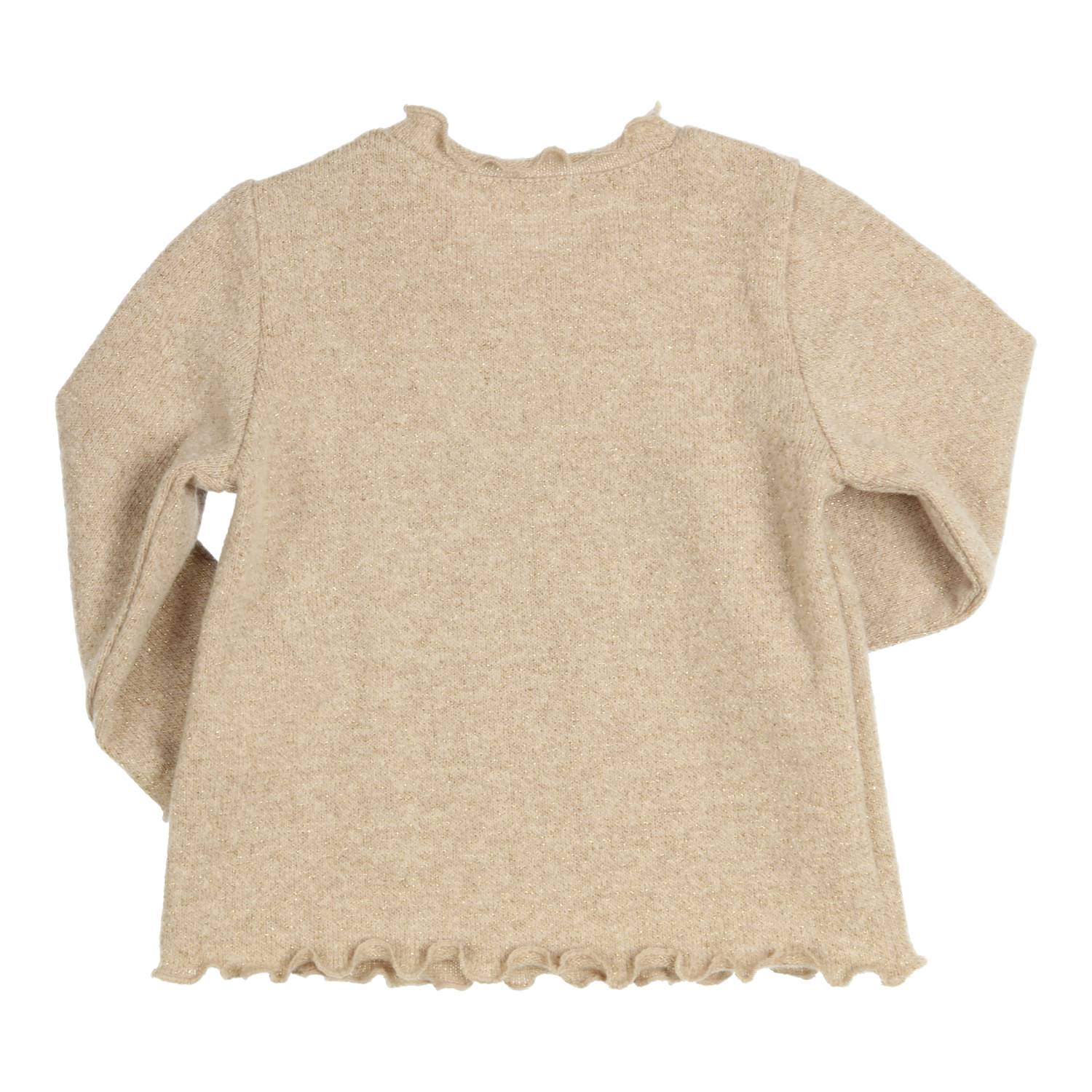 Meisjes Longsleeve Lucia van Gymp in de kleur Beige in maat 86.