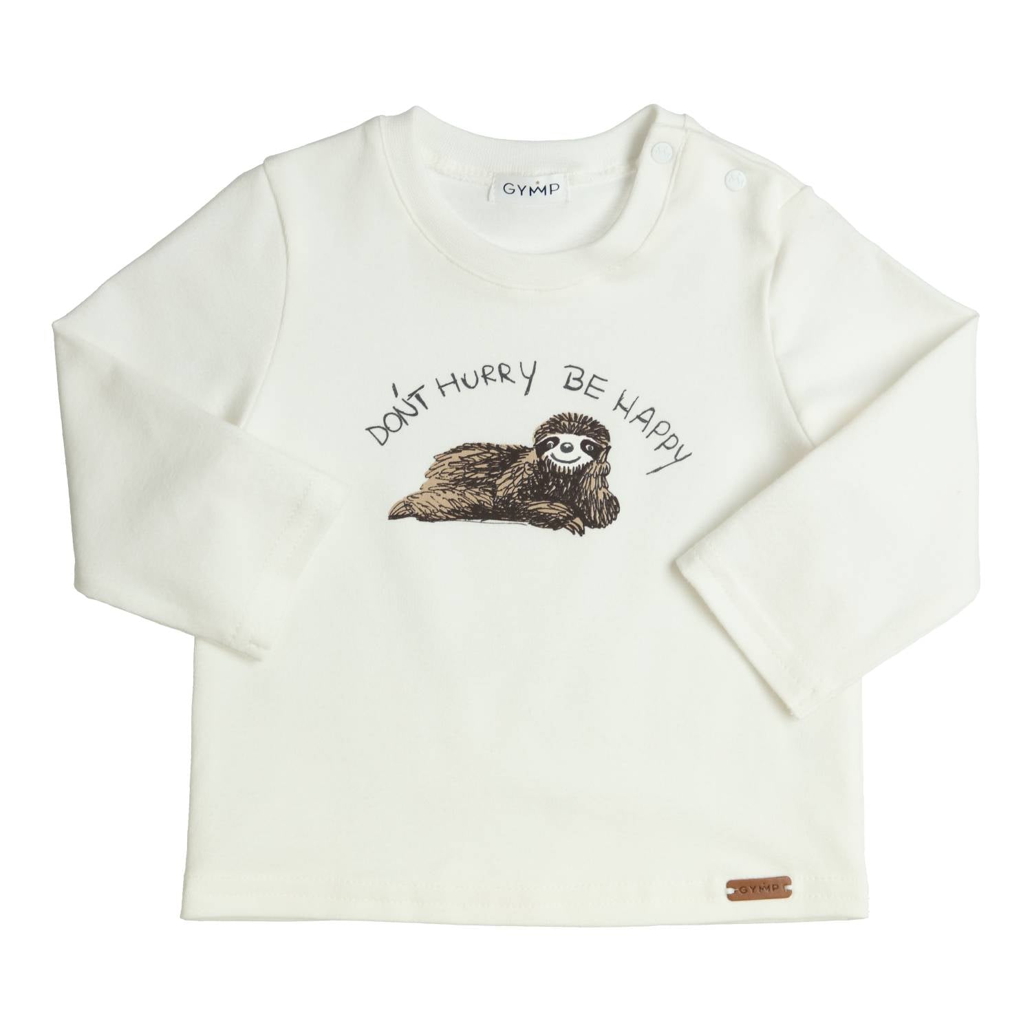 Jongens Longsleeve Aerodoux van Gymp in de kleur Off White in maat 86.