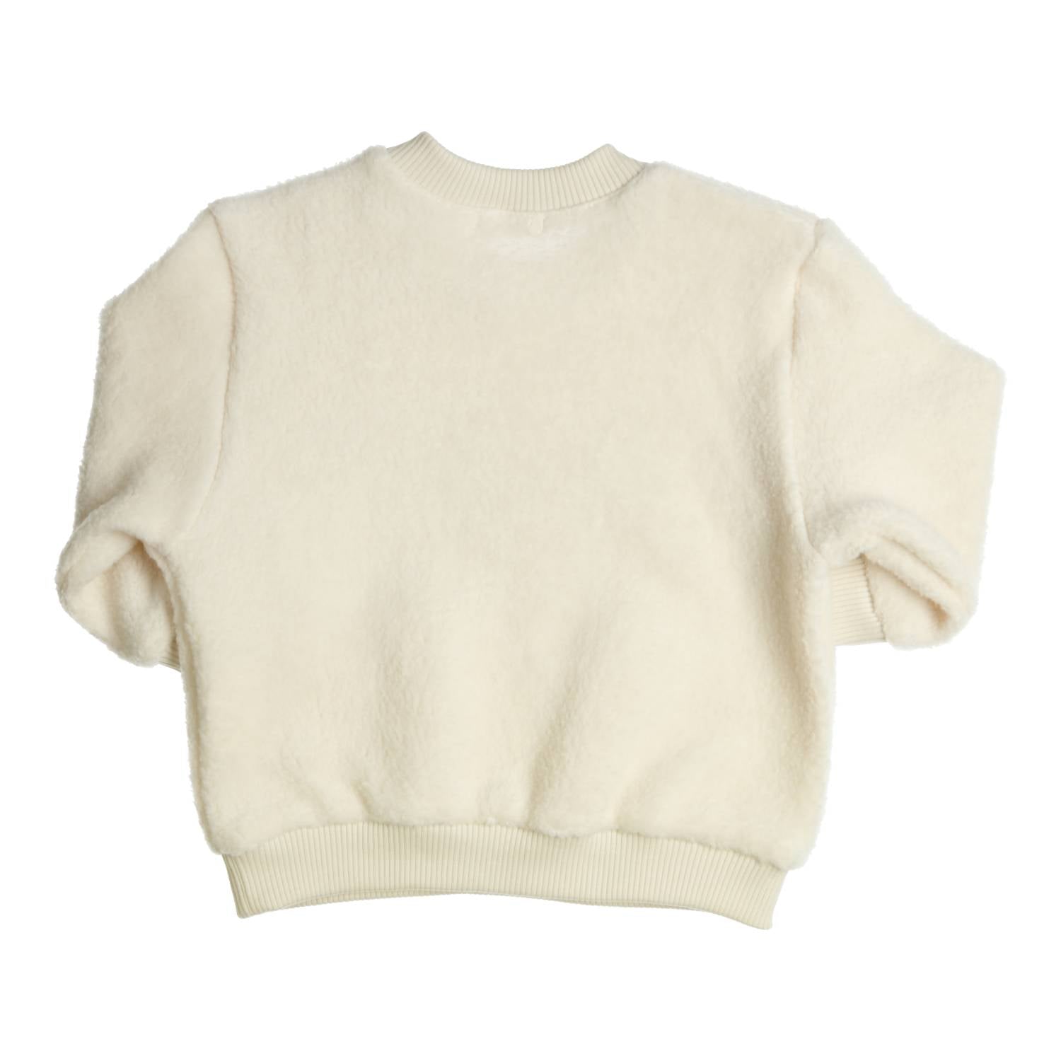 Jongens Sweater Honor van Gymp in de kleur Ecru in maat 86.