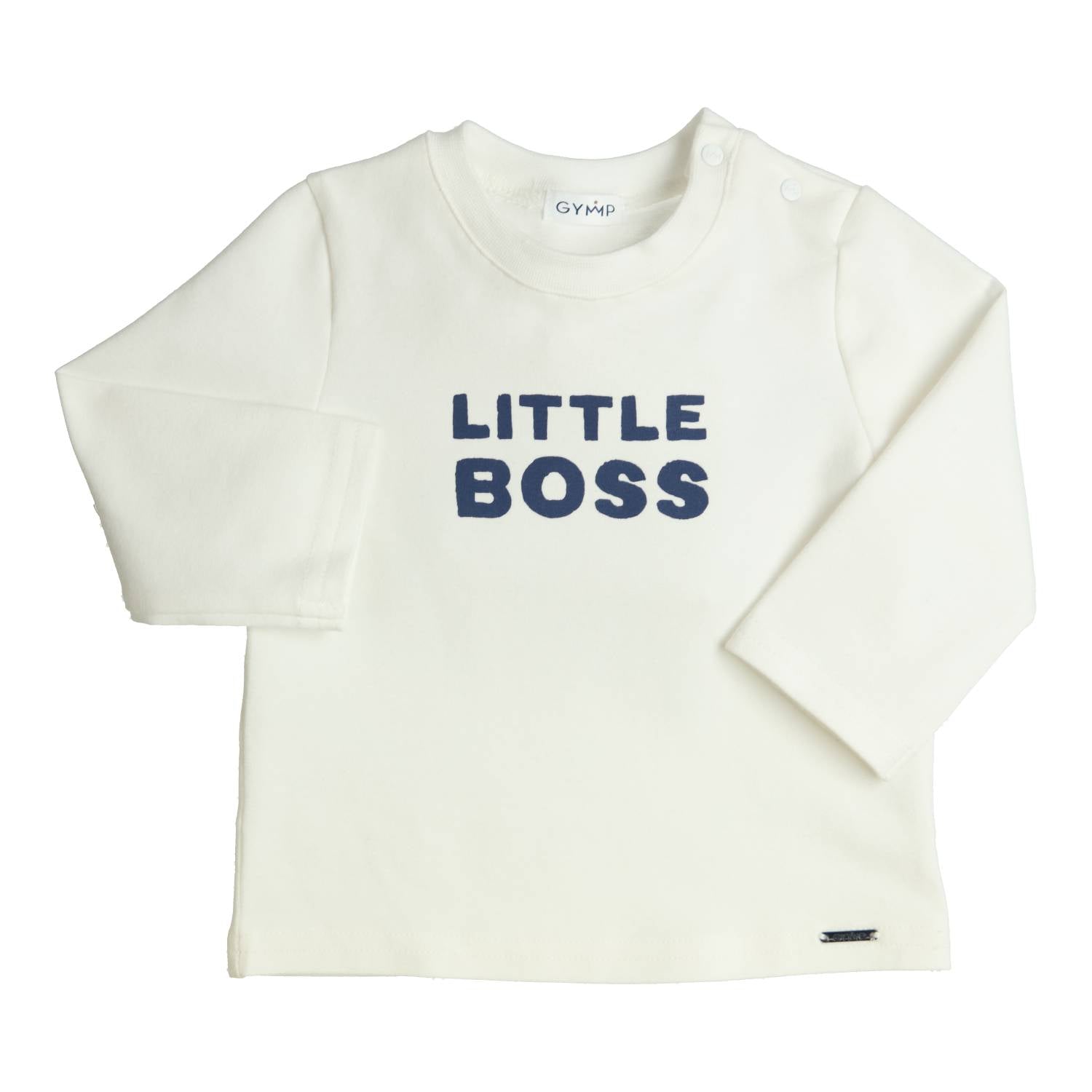 Jongens Longsleeve Aerodoux van Gymp in de kleur Off White in maat 86.