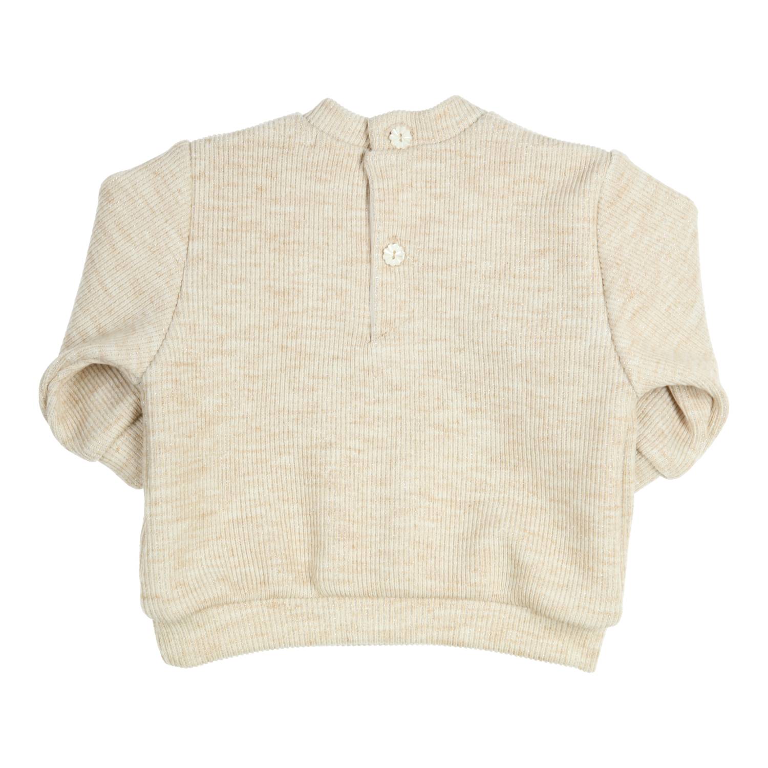 Meisjes Sweater Centia van Gymp in de kleur Gold in maat 86.
