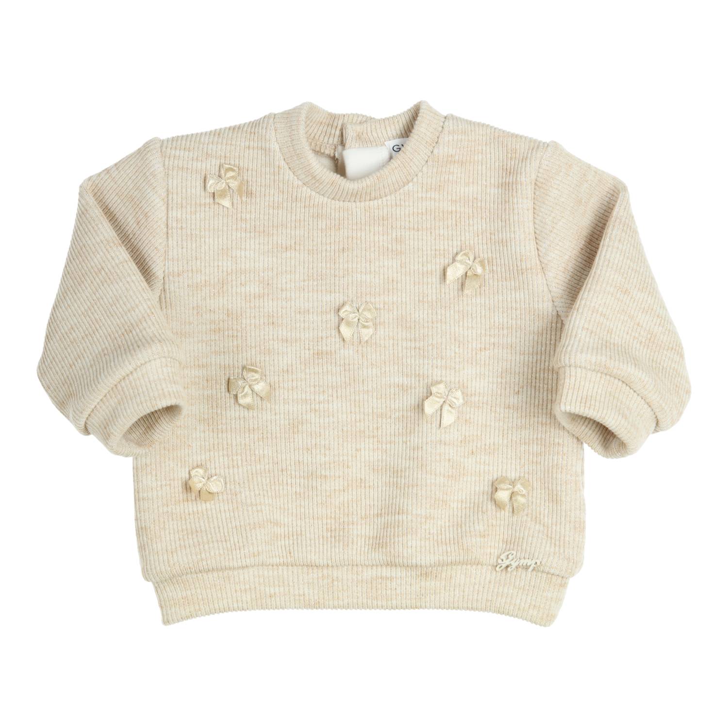 Meisjes Sweater Centia van Gymp in de kleur Gold in maat 86.