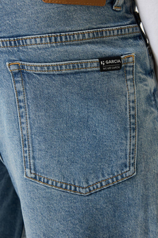 Jongens Jeans Jayson medium used van Garcia in de kleur Medium used in maat 176.