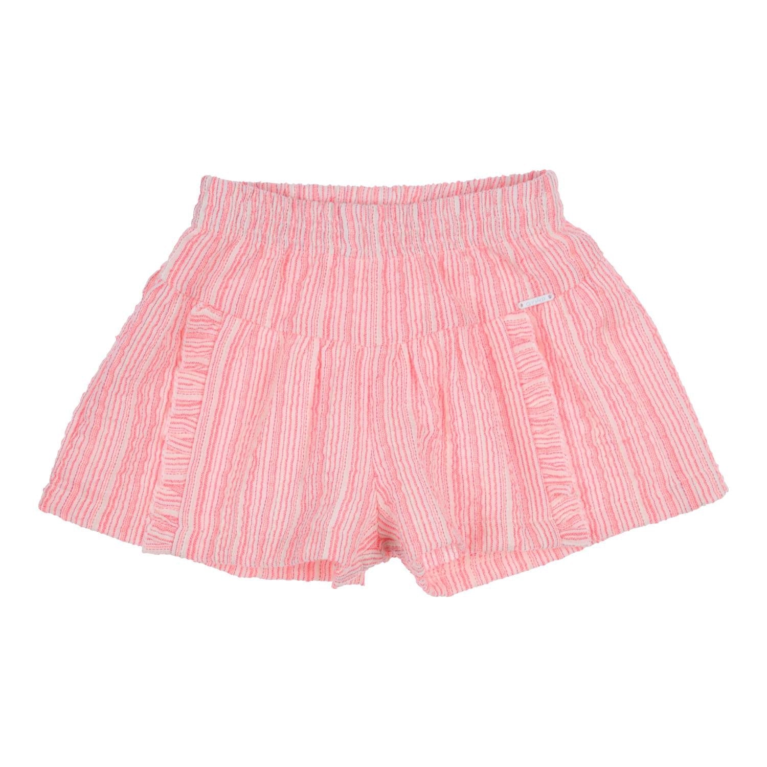 Meisjes Shorts Almira van Gymp in de kleur Rose - Ecru in maat 86.