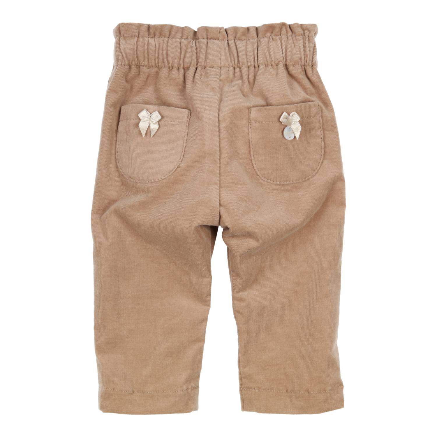 Meisjes Trousers Pandour van Gymp in de kleur Camel in maat 86.