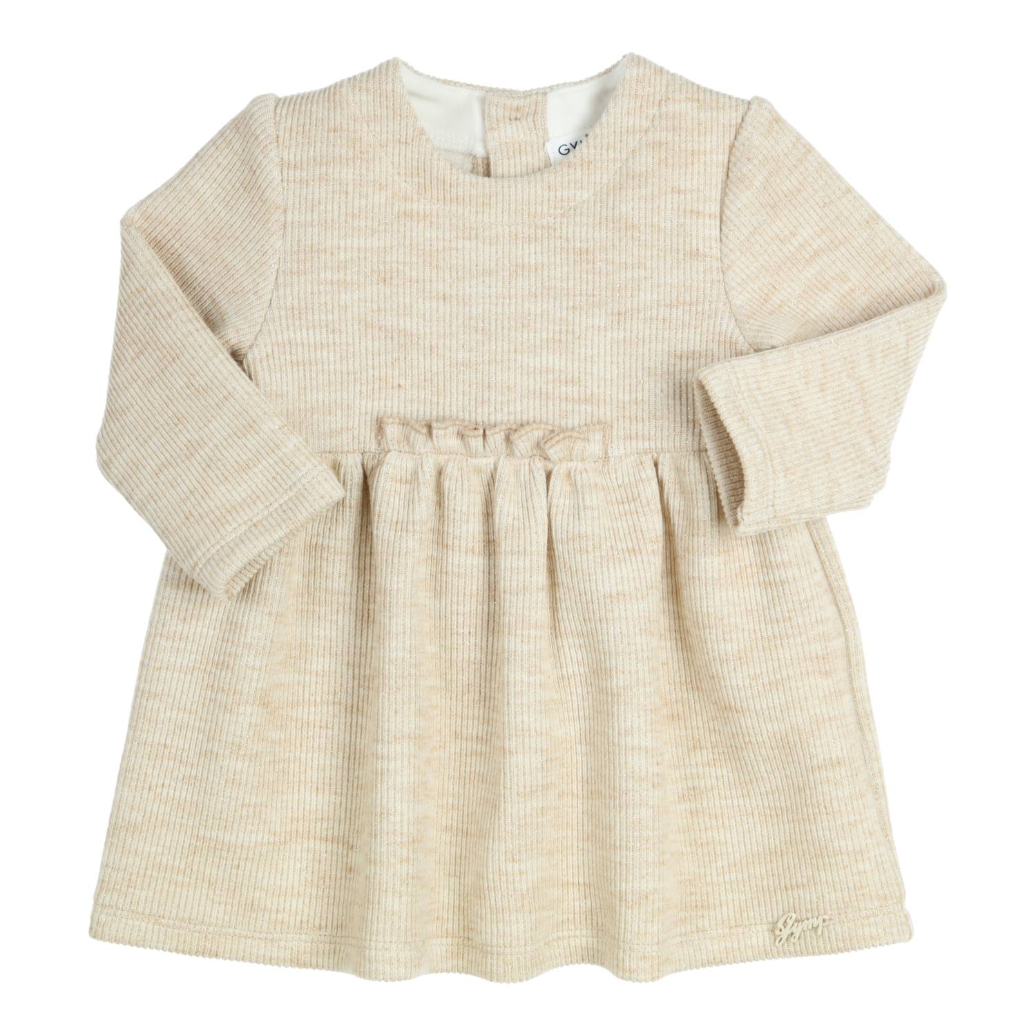 Meisjes Dress Centia van Gymp in de kleur Gold in maat 86.