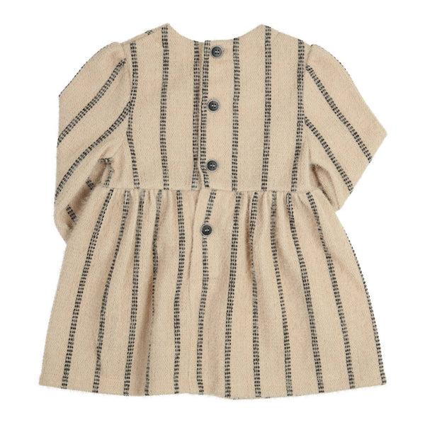 Meisjes Dress Reina van Gymp in de kleur Beige - Black in maat 92.