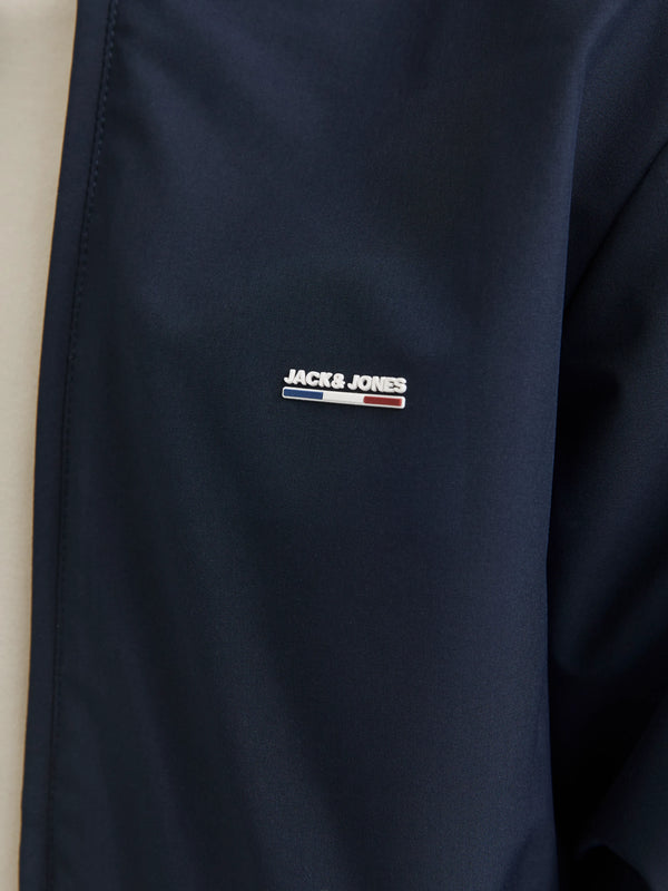 Jongens JPRBLUBRAD BOMBER JACKET JNR van Jack & Jones Junior in de kleur Seaborne in maat 176.