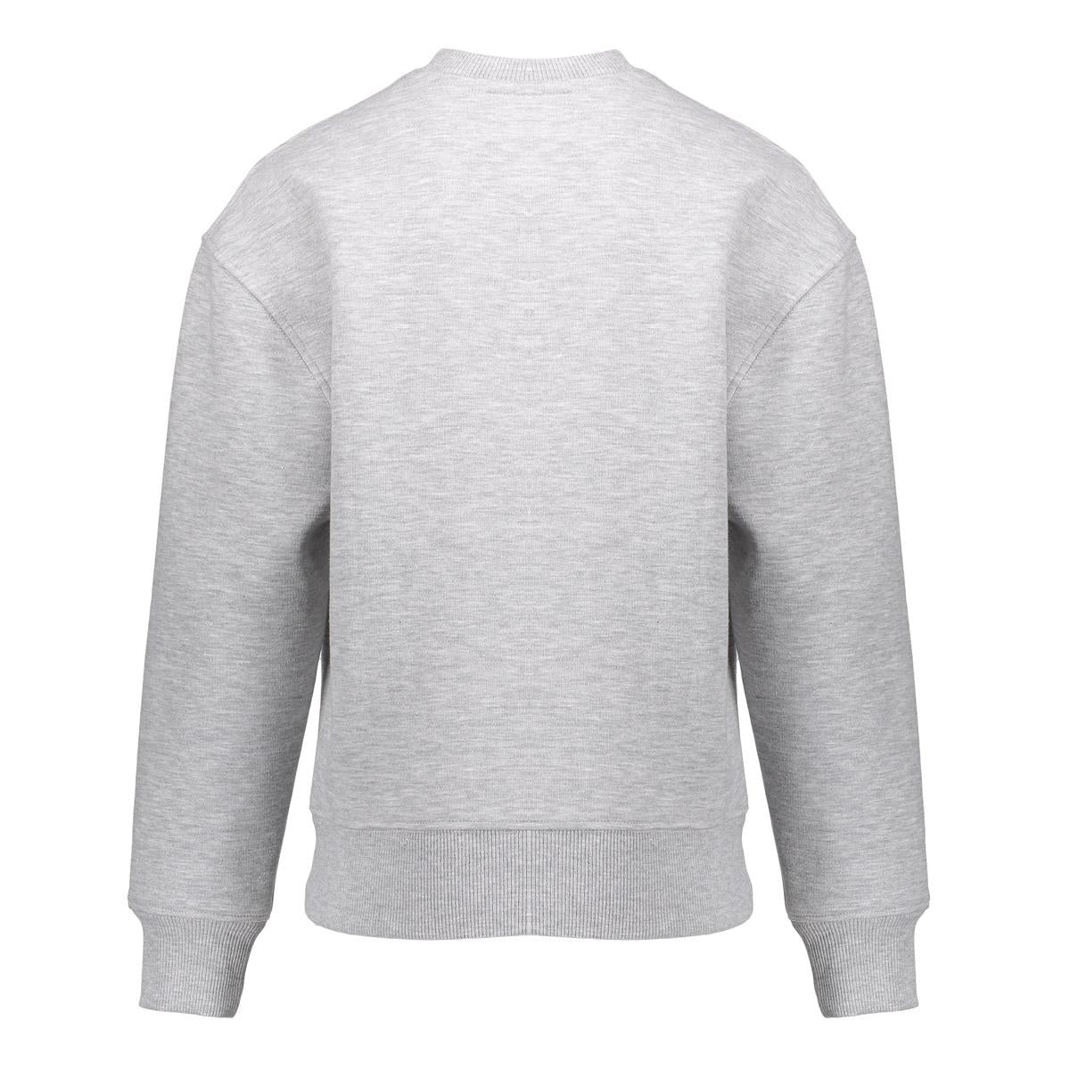 Meisjes Sweater atelier van Geisha in de kleur Grey melange/fuchsia in maat 176.