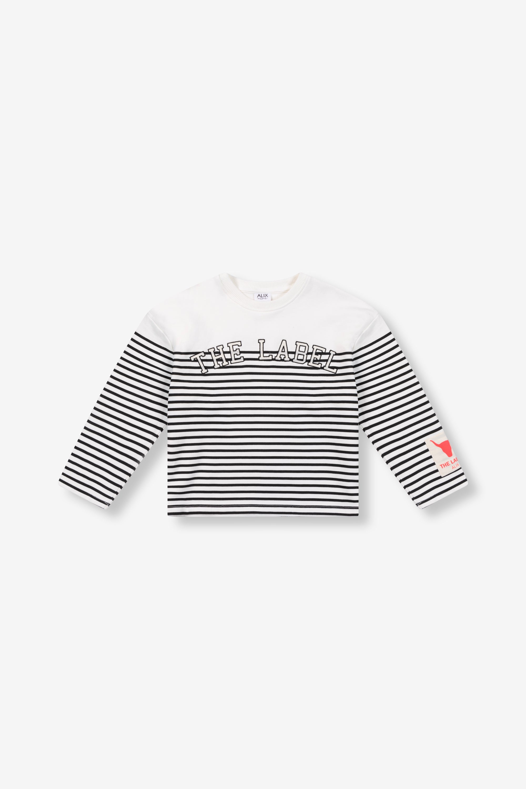 Meisjes Sweater van ALIX Mini in de kleur Soft White in maat 158-164.