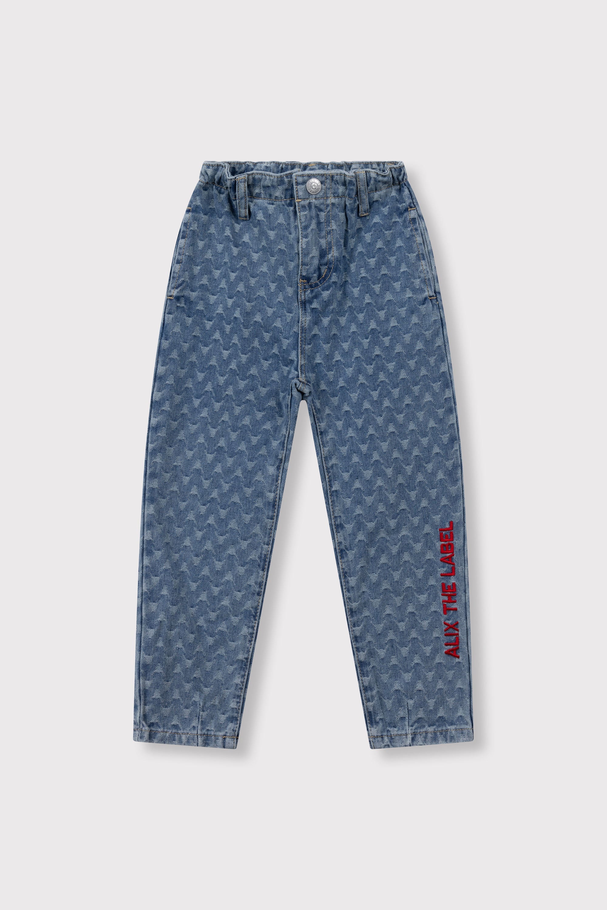Meisjes Jeans van ALIX Mini in de kleur Denim Blue in maat 158-164.