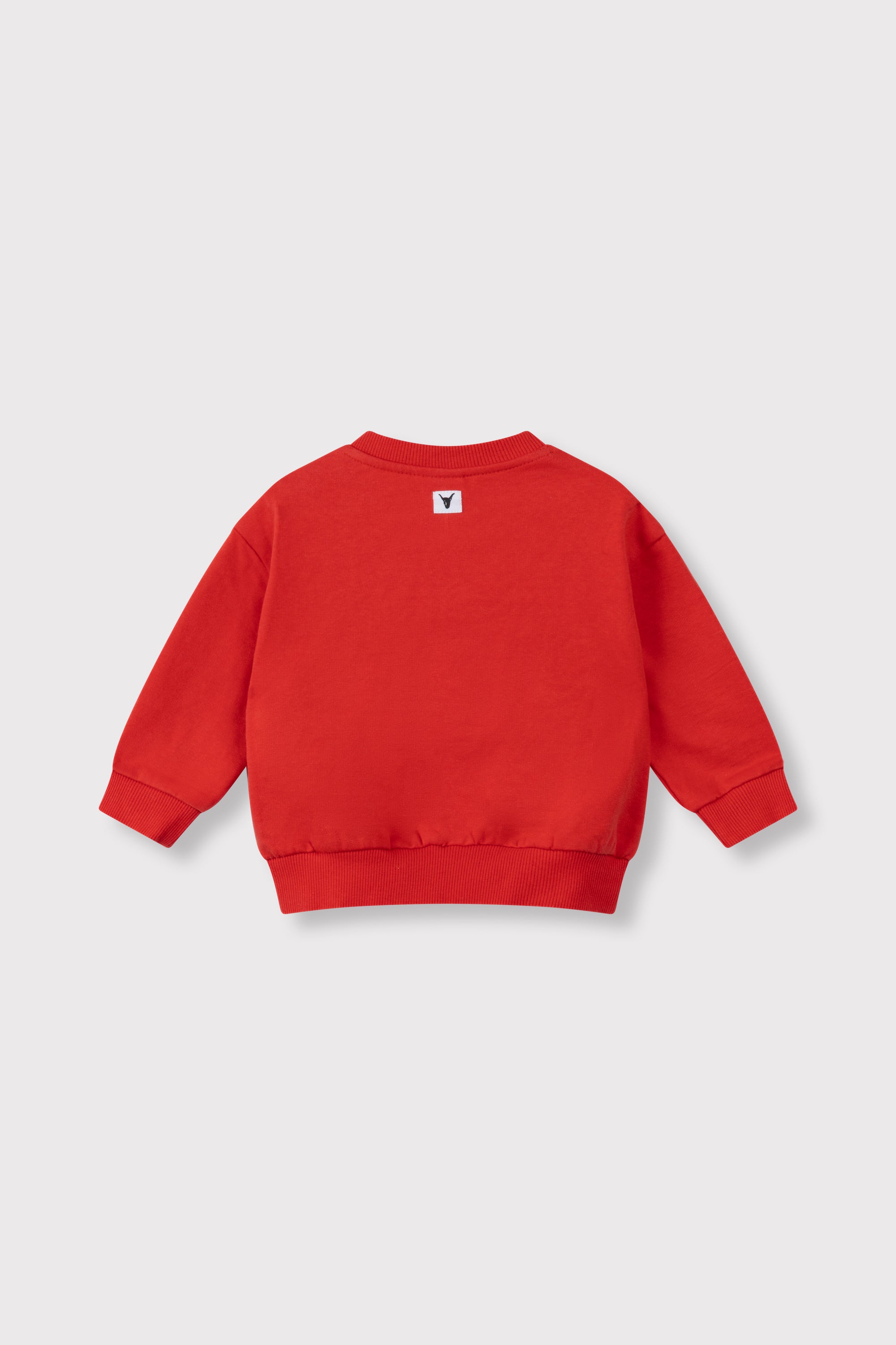 Meisjes Sweater van ALIX Mini in de kleur Bright Red in maat 158-164.