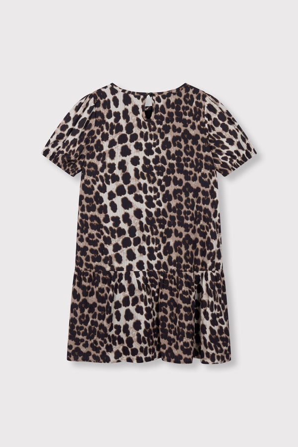 Meisjes woven animal dress van ALIX Mini in de kleur animal in maat 158-164.