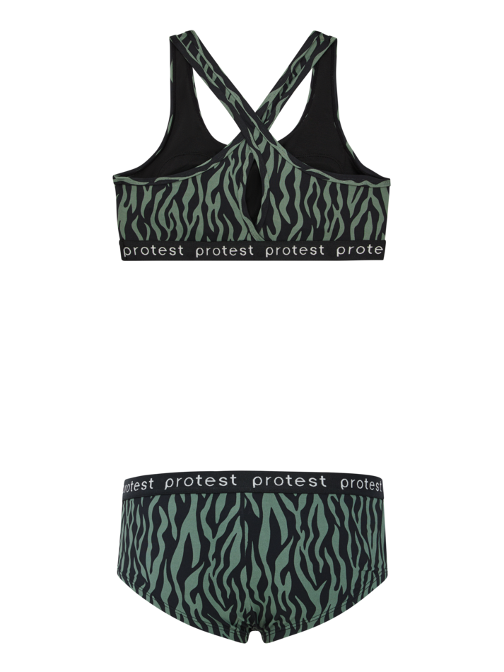 Meisjes PRTMonica JR bikini van Protest in de kleur Veggie Green in maat 176.