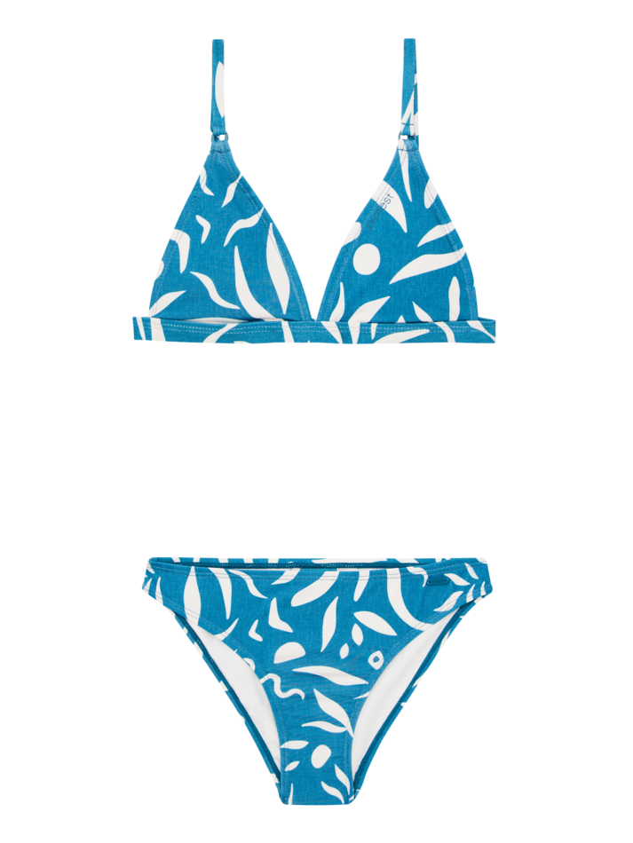Meisjes PRTKimmy JR triangle bikini van Protest in de kleur Surfing Blue in maat 176.