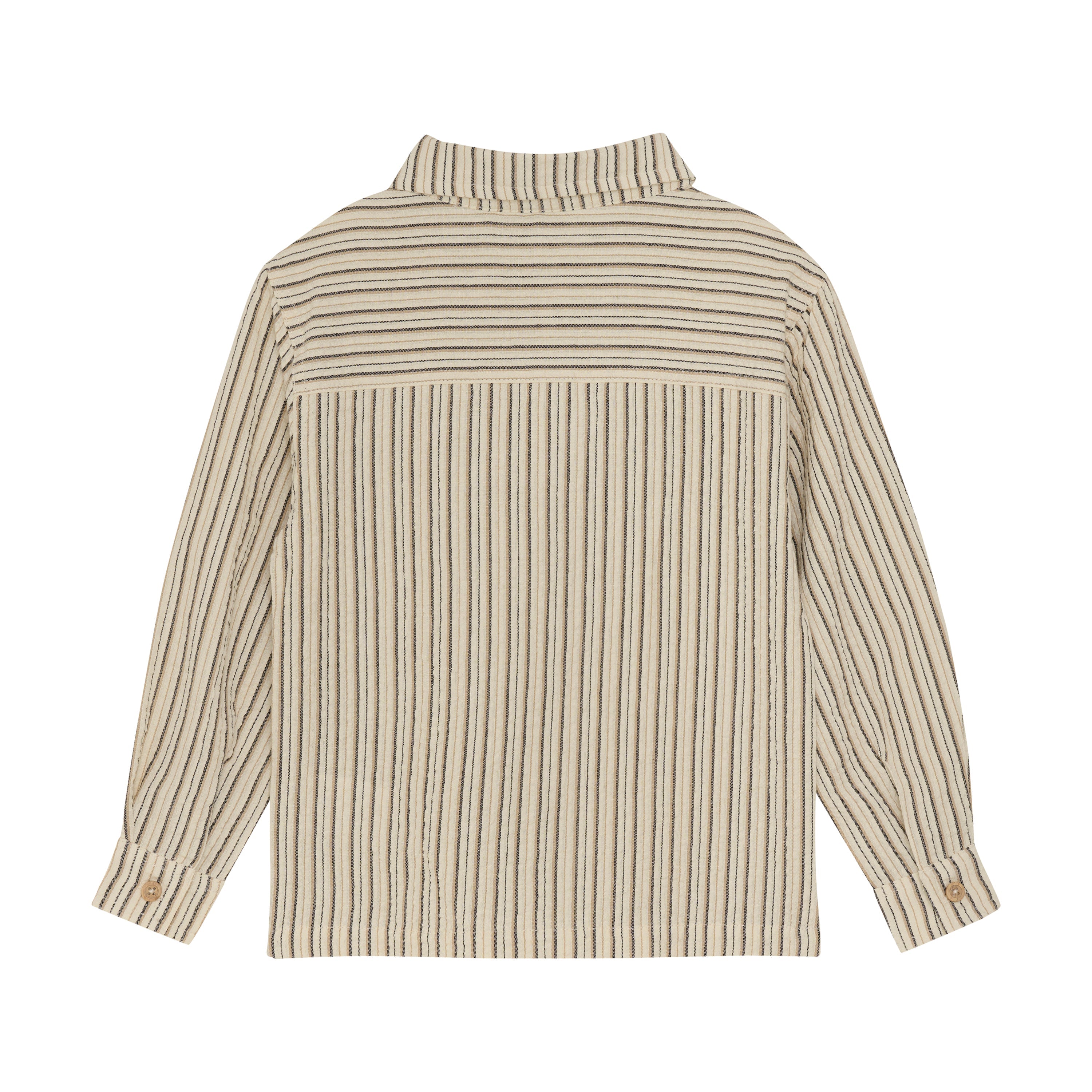 Jongens Shirt LS Striped van Daily7 in de kleur Cloud in maat 128.