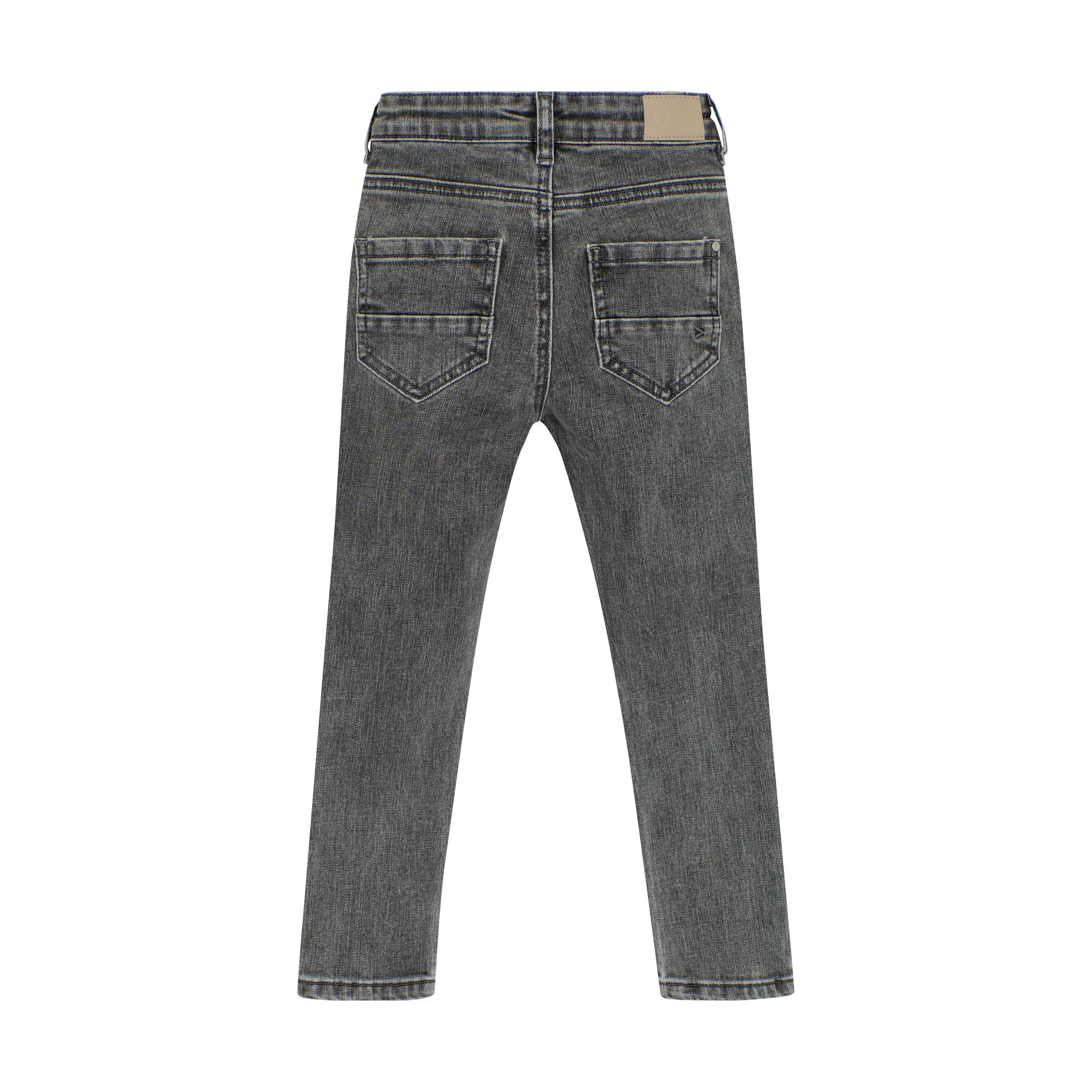 Jongens Jeans Skinny Fit van Daily7 in de kleur Dark Grey Denim in maat 128.