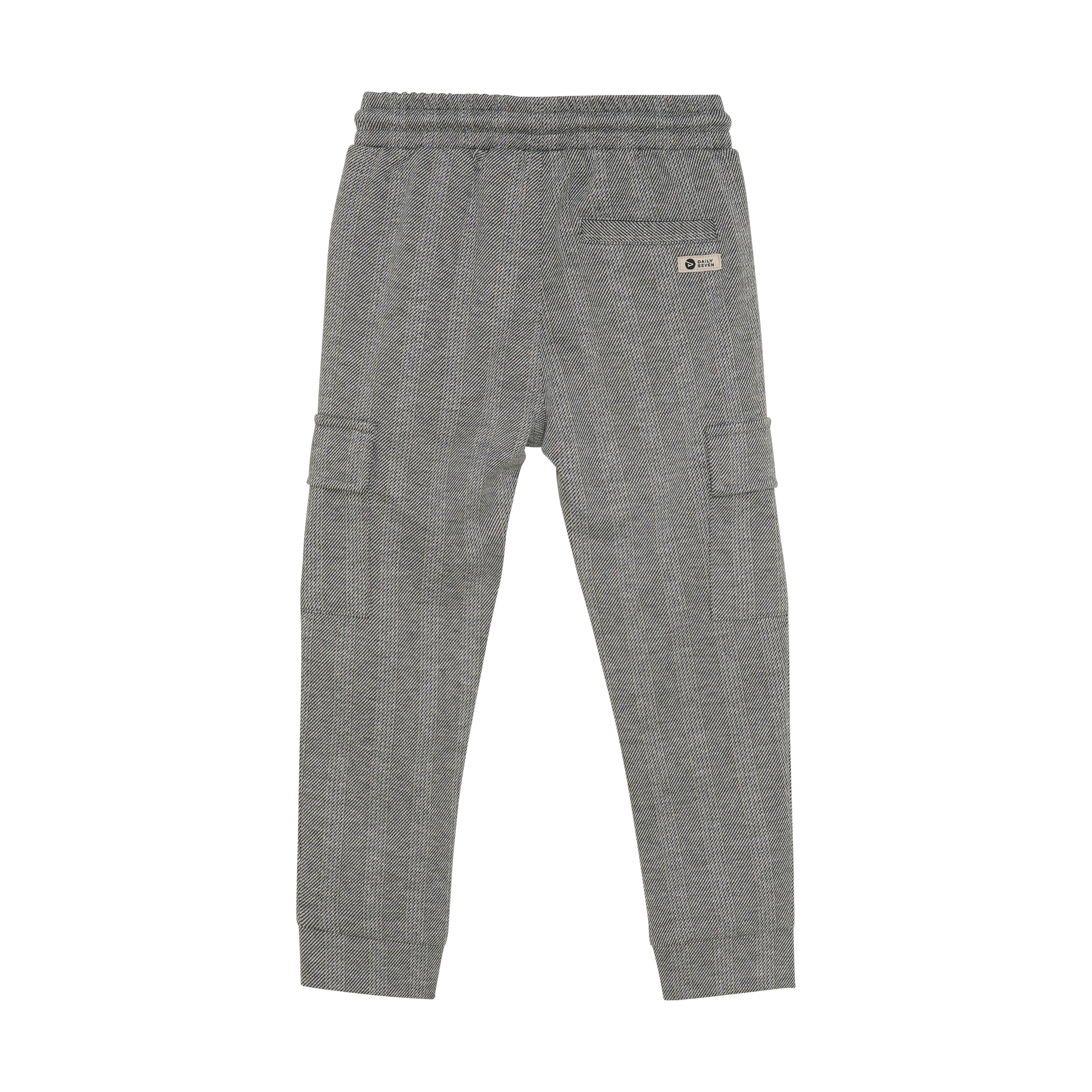 Jongens Stripe Cargo Pants van Daily7 in de kleur Grey in maat 128.