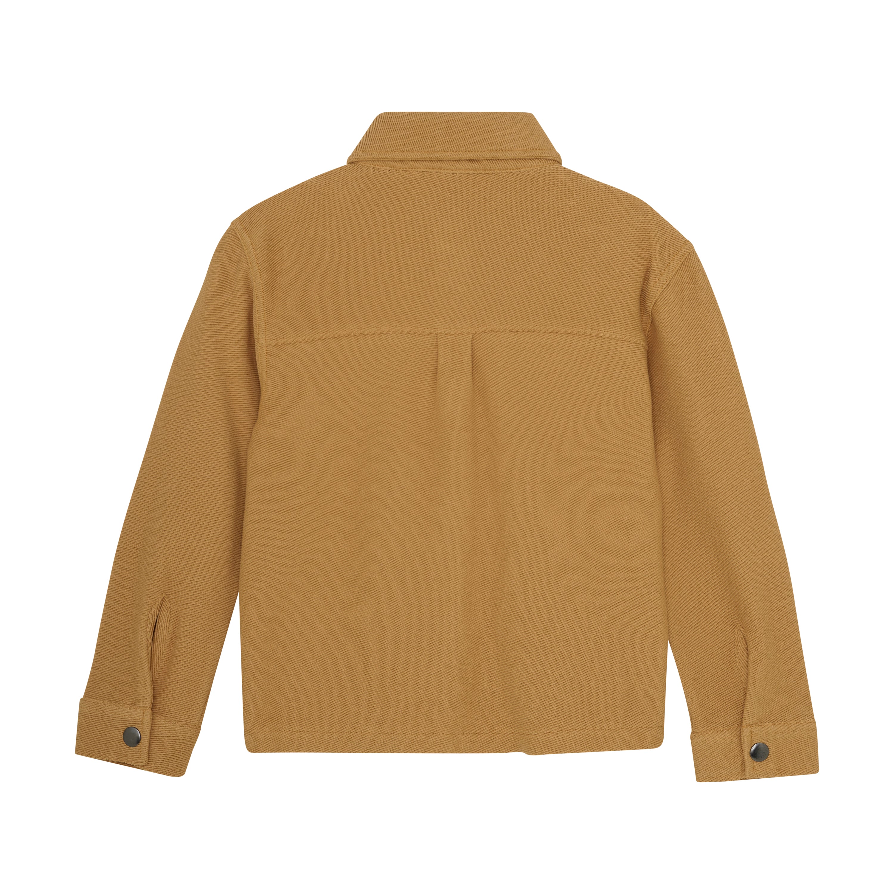 Jongens Shirtjacket Structure van Daily7 in de kleur Light Chestnut in maat 128.