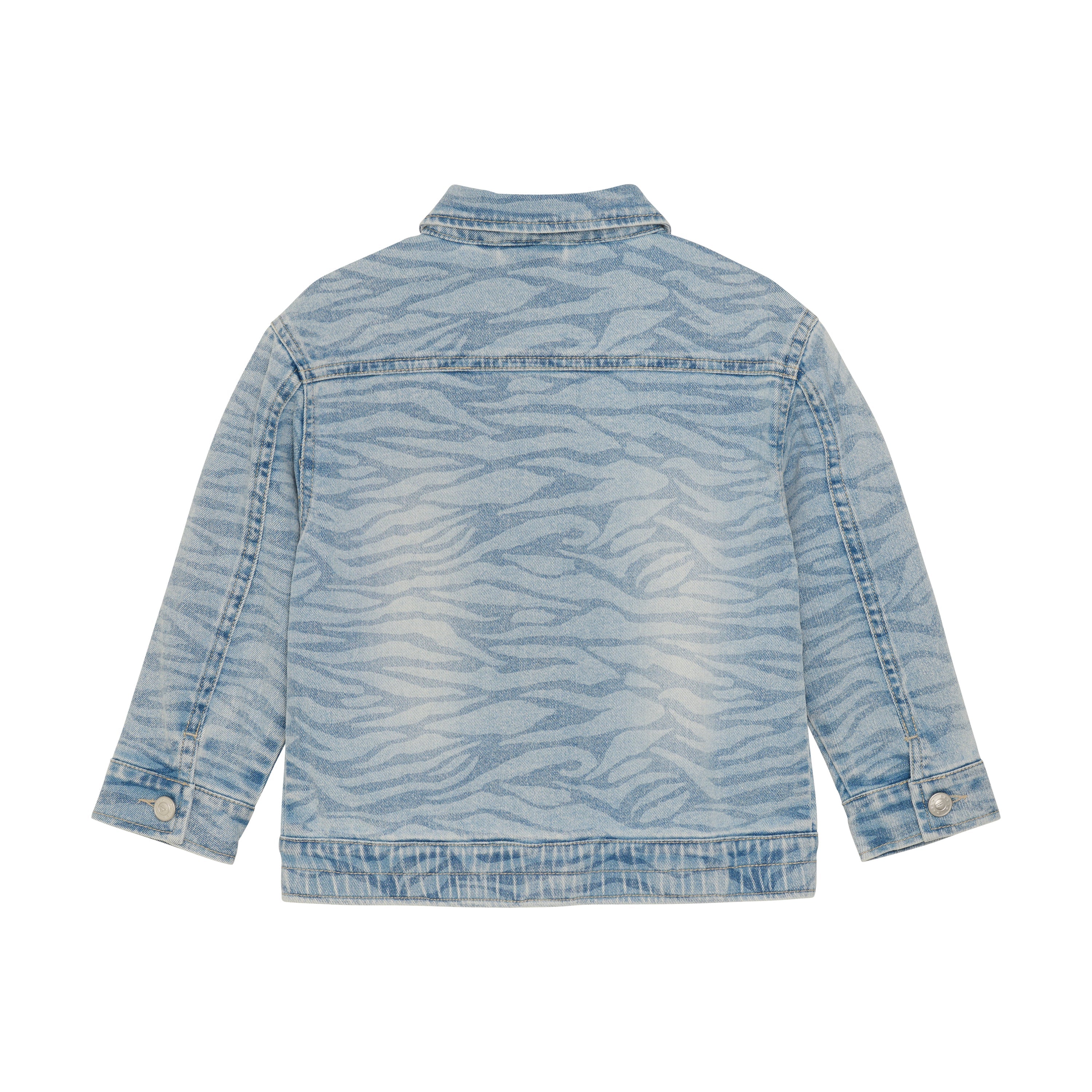 Meisjes Oversized Denim Jacket van Daily7 in de kleur Medium Denim in maat 128.