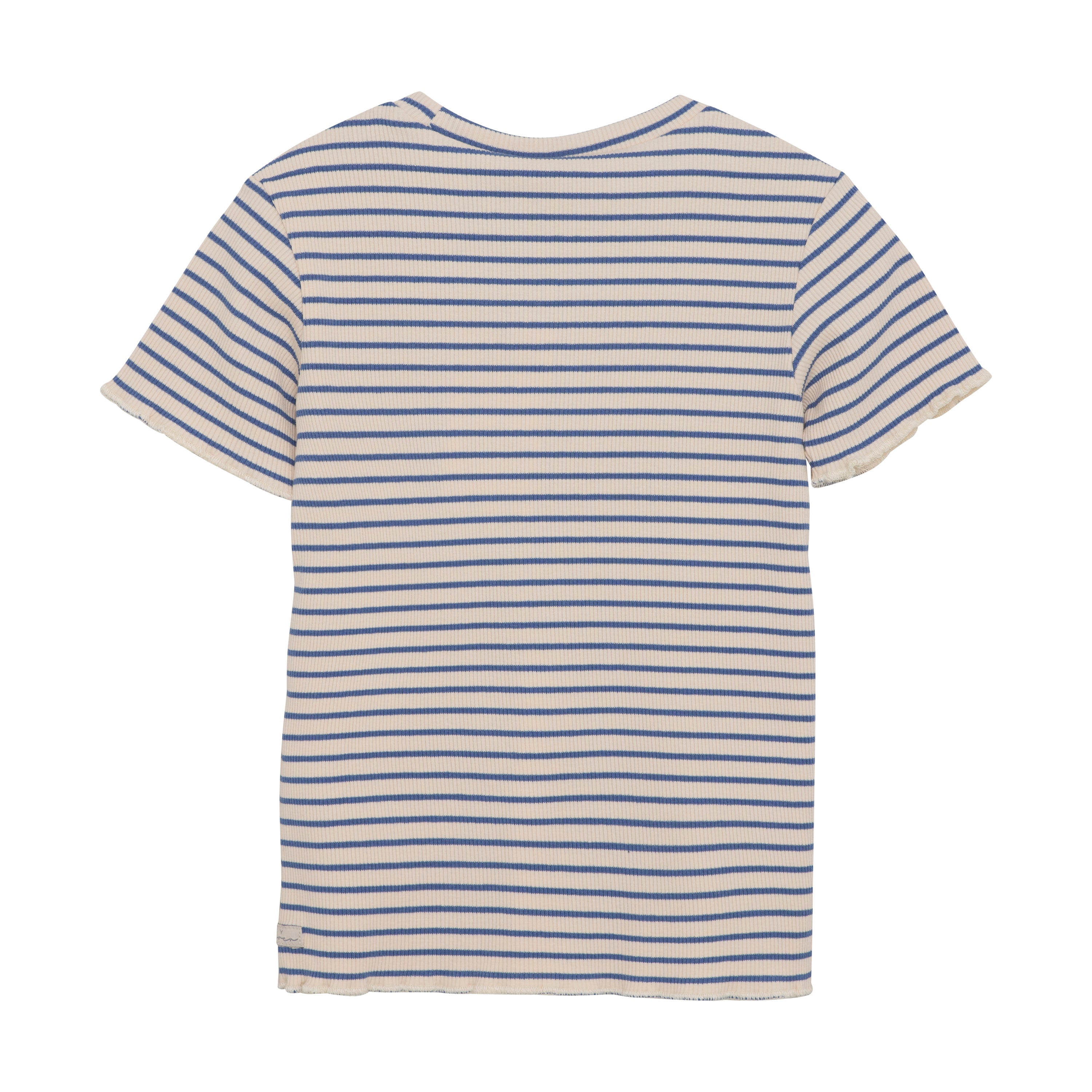 Meisjes T-shirt Striped van Daily7 in de kleur Cloud in maat 128.
