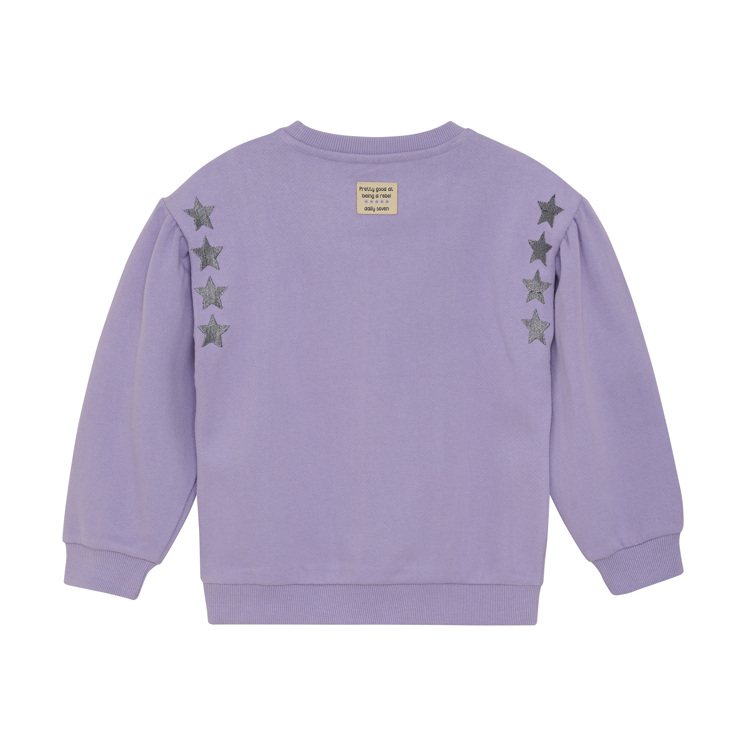 Meisjes Sweater Embroidery Sleeve van Daily7 in de kleur Daybreak in maat 128.