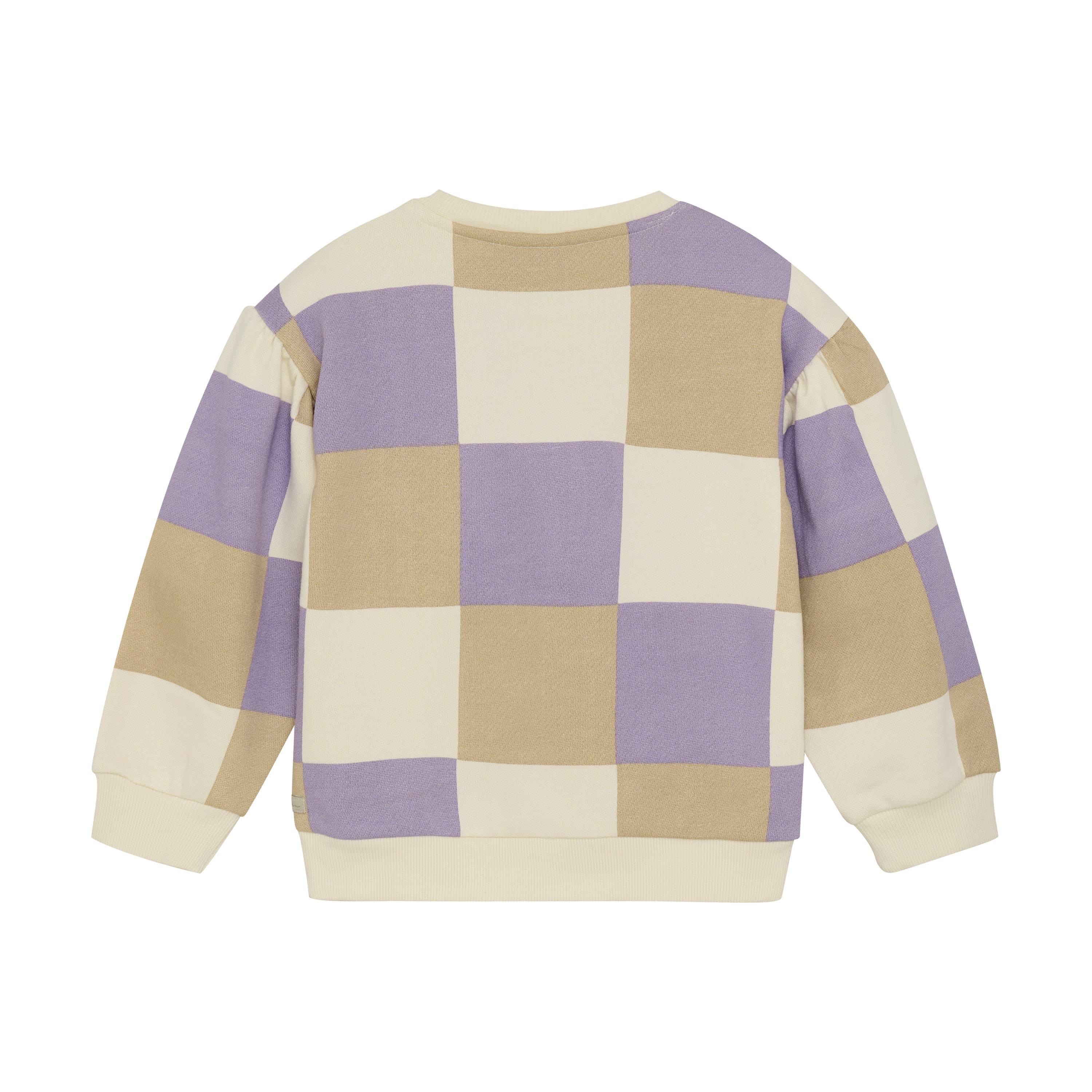 Meisjes Sweater Check van Daily7 in de kleur Daybreak in maat 128.