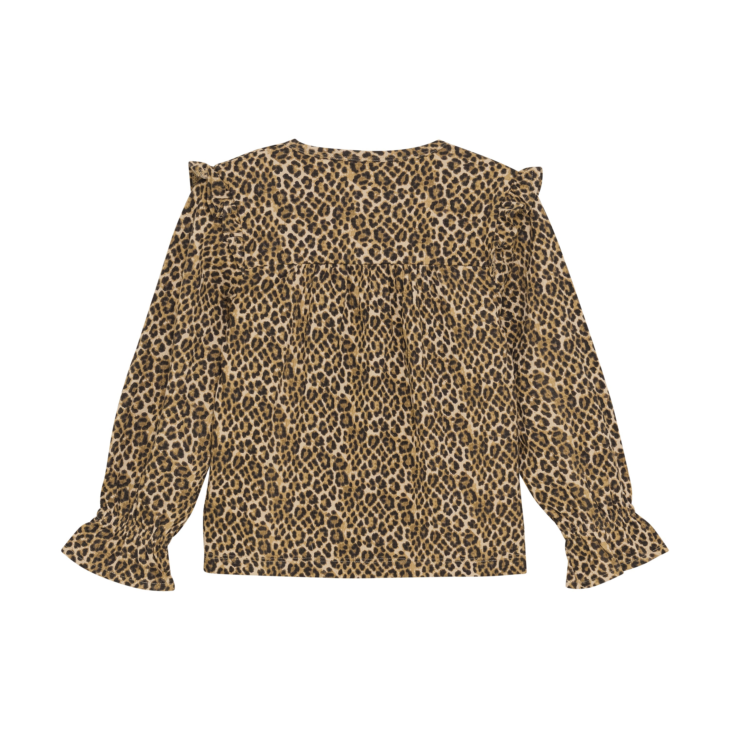 Meisjes Shirt Longsleeve Animal van Daily7 in de kleur Latte Sand in maat 128.
