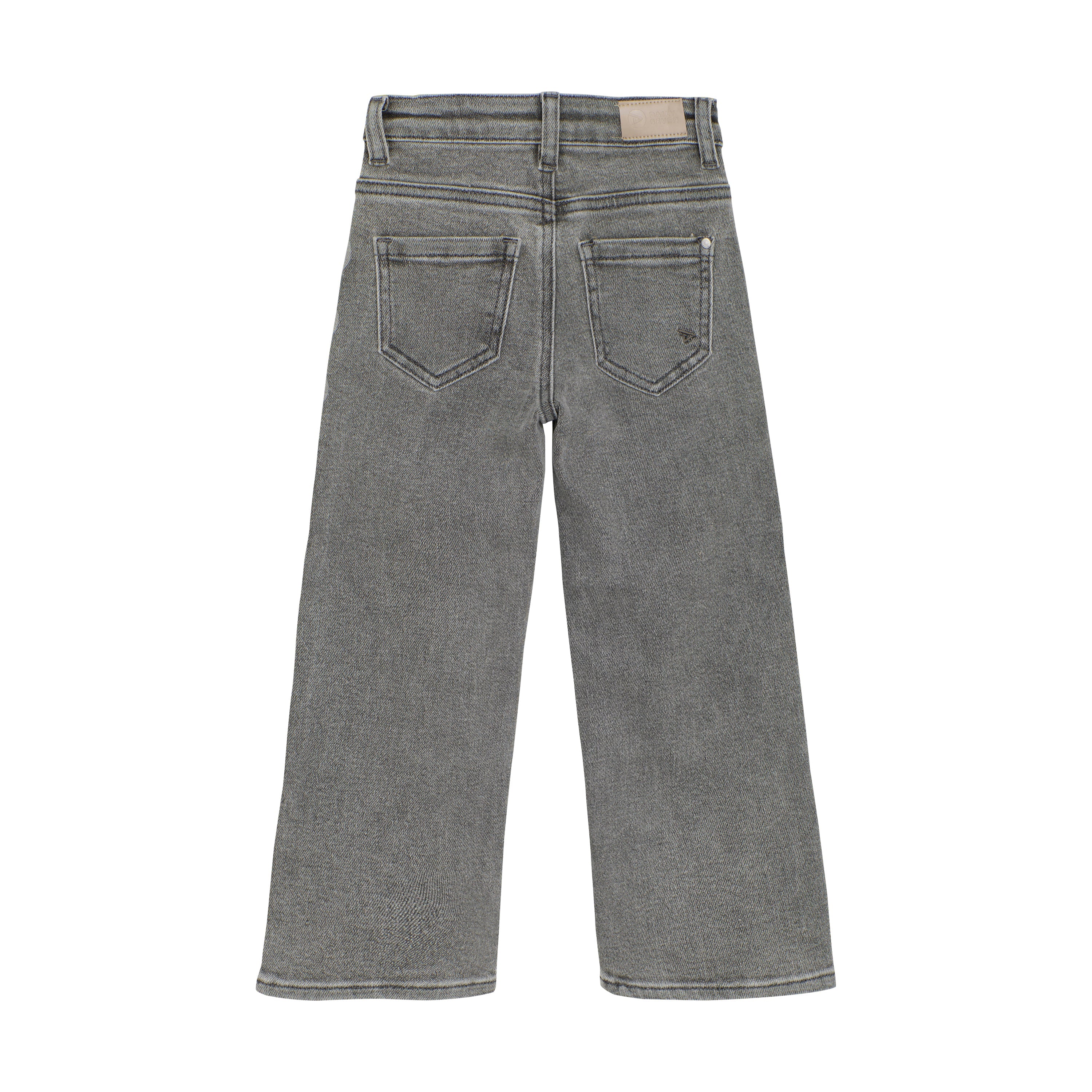 Meisjes Jeans Wide Fit van Daily7 in de kleur Used Grey Denim in maat 128.